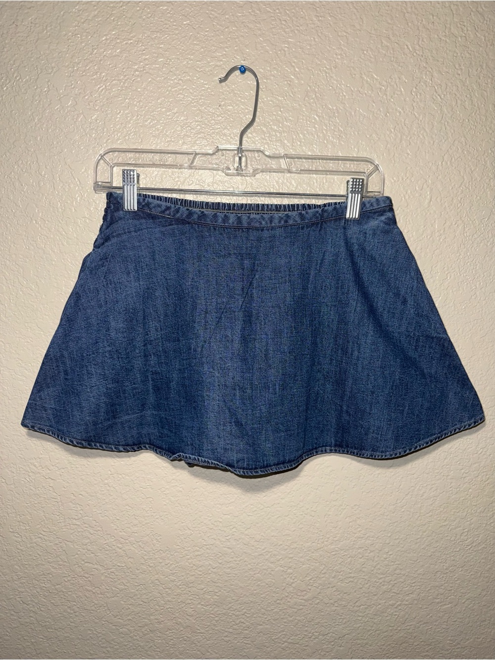 We The Free Dark Blue Denim Skort